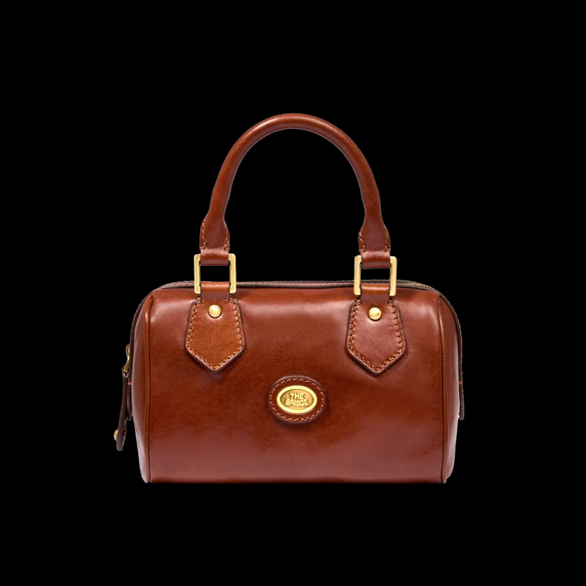 Bauletto in pelle con tracolla removibile-The Bridge Online
