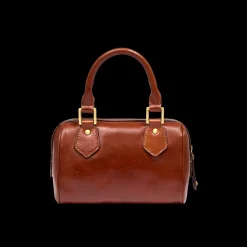 Bauletto in pelle con tracolla removibile-The Bridge Online