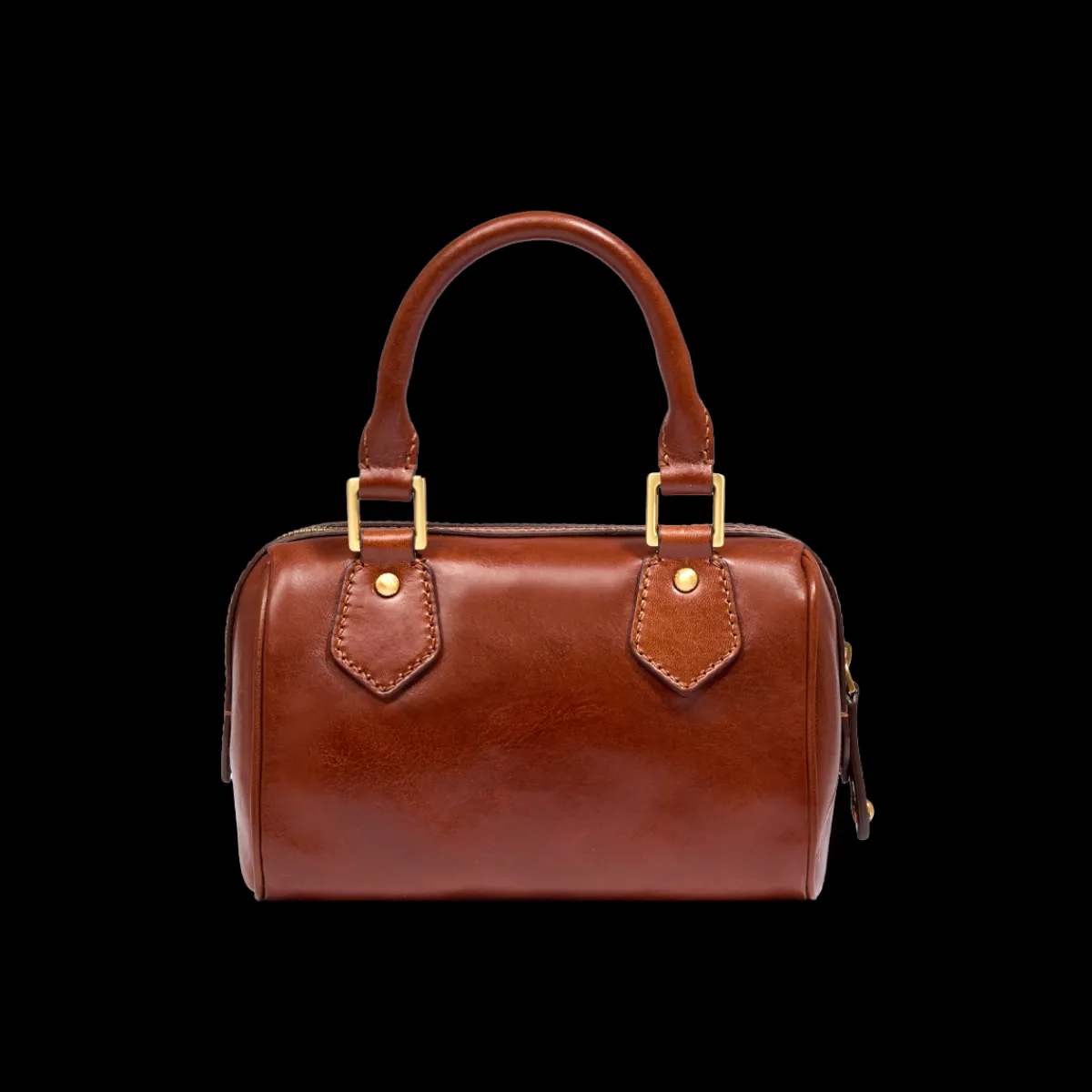 Bauletto in pelle con tracolla removibile-The Bridge Online