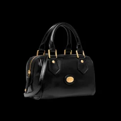 Bauletto in pelle con tracolla removibile-The Bridge Outlet