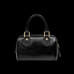 Bauletto in pelle con tracolla removibile-The Bridge Outlet