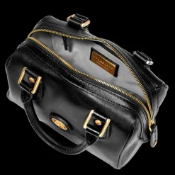 Bauletto in pelle con tracolla removibile-The Bridge Outlet