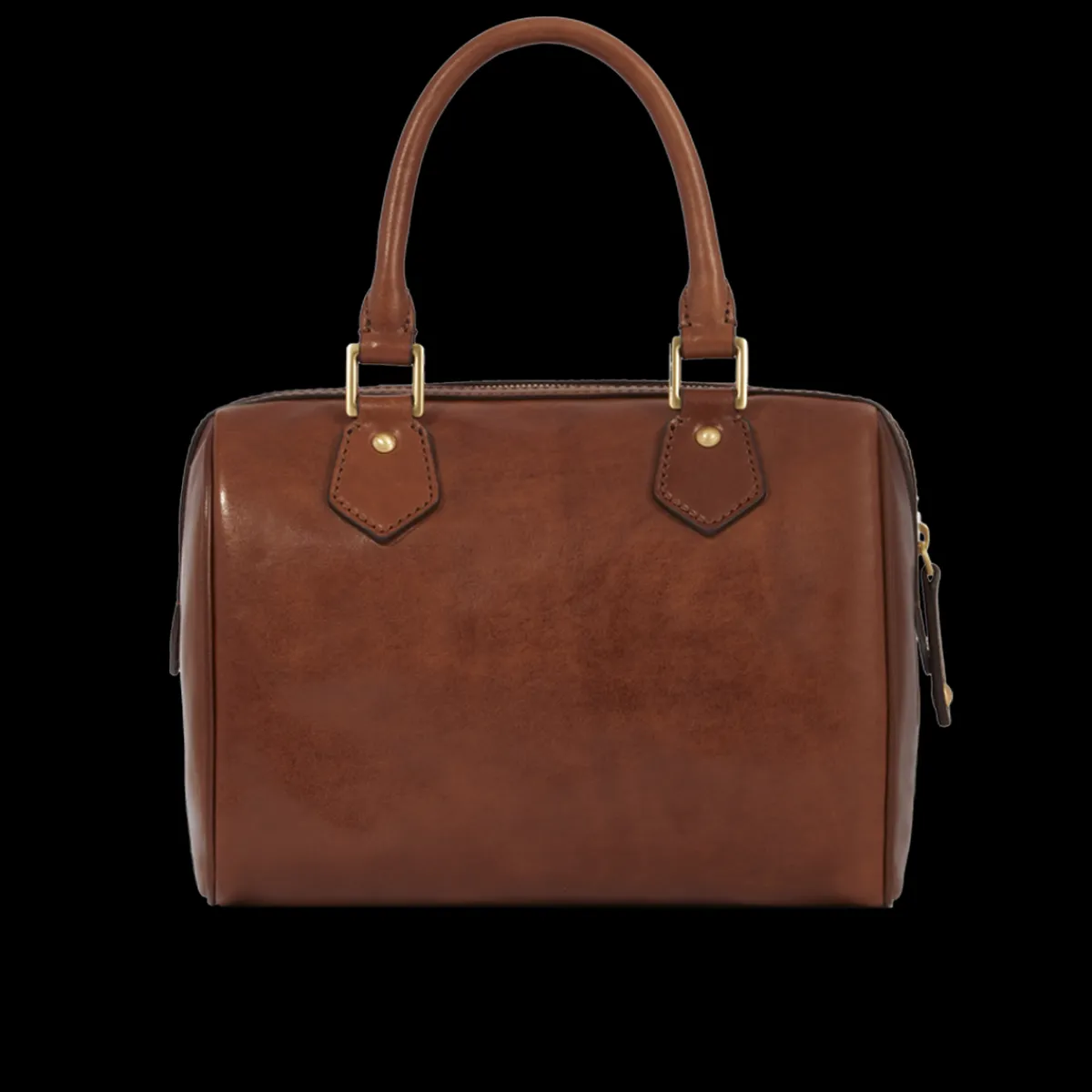 Bauletto in pelle con tracolla removibile-The Bridge Sale