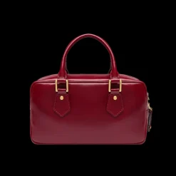 Bauletto in pelle con tracolla removibile-The Bridge Online