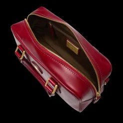 Bauletto in pelle con tracolla removibile-The Bridge Online