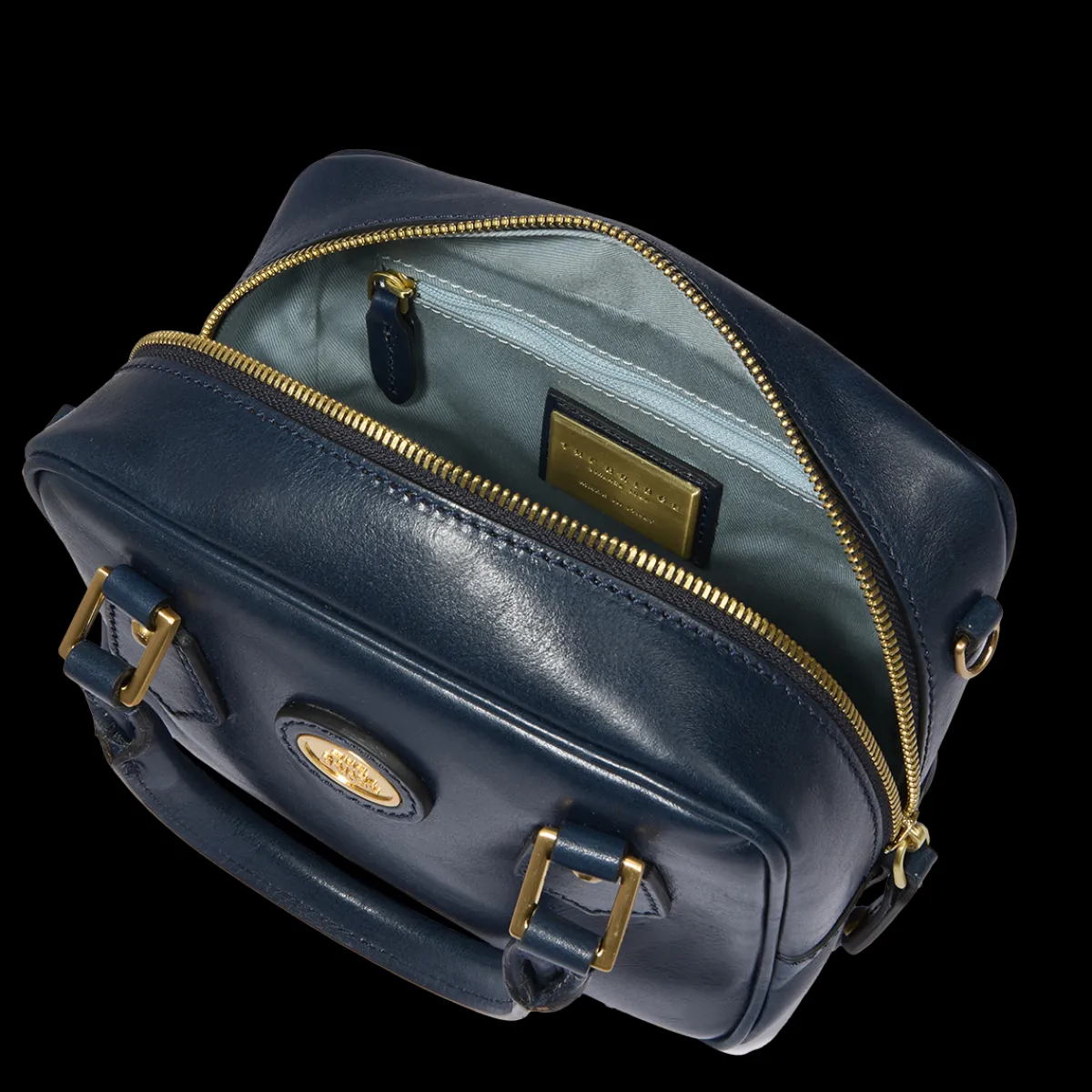 Bauletto in pelle con tracolla removibile-The Bridge Hot