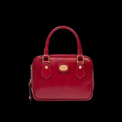 Bauletto in pelle con tracolla removibile-The Bridge Sale