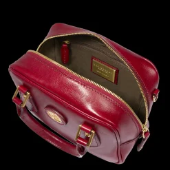 Bauletto in pelle con tracolla removibile-The Bridge Sale