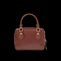 Bauletto in pelle con tracolla removibile-The Bridge Outlet