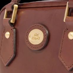 Bauletto in pelle con tracolla removibile-The Bridge Outlet