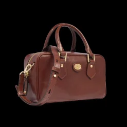 Bauletto in pelle con tracolla removibile-The Bridge New