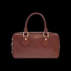 Bauletto in pelle con tracolla removibile-The Bridge New