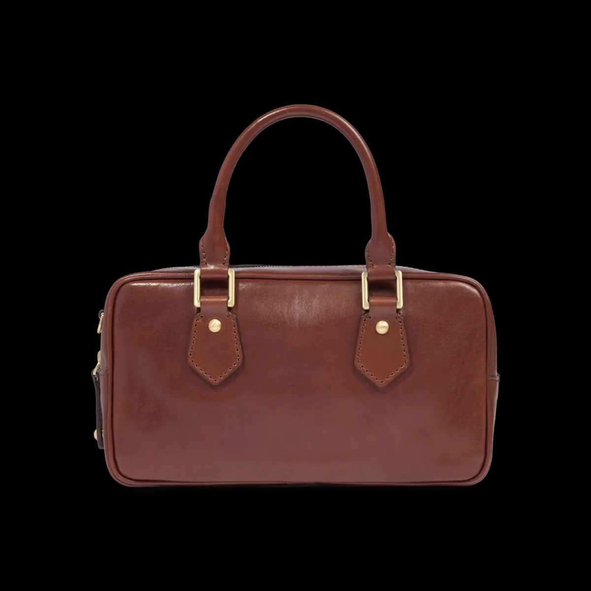 Bauletto in pelle con tracolla removibile-The Bridge New
