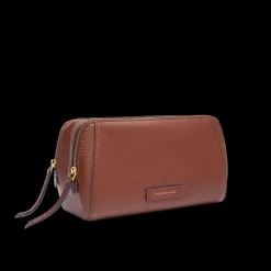 Beauty case in pelle doppia zip-The Bridge Outlet