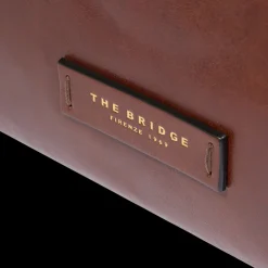 Borsa a mano in pelle con tracolla removibile-The Bridge New