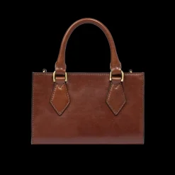 Borsa a mano in pelle con tracolla removibile-The Bridge Discount