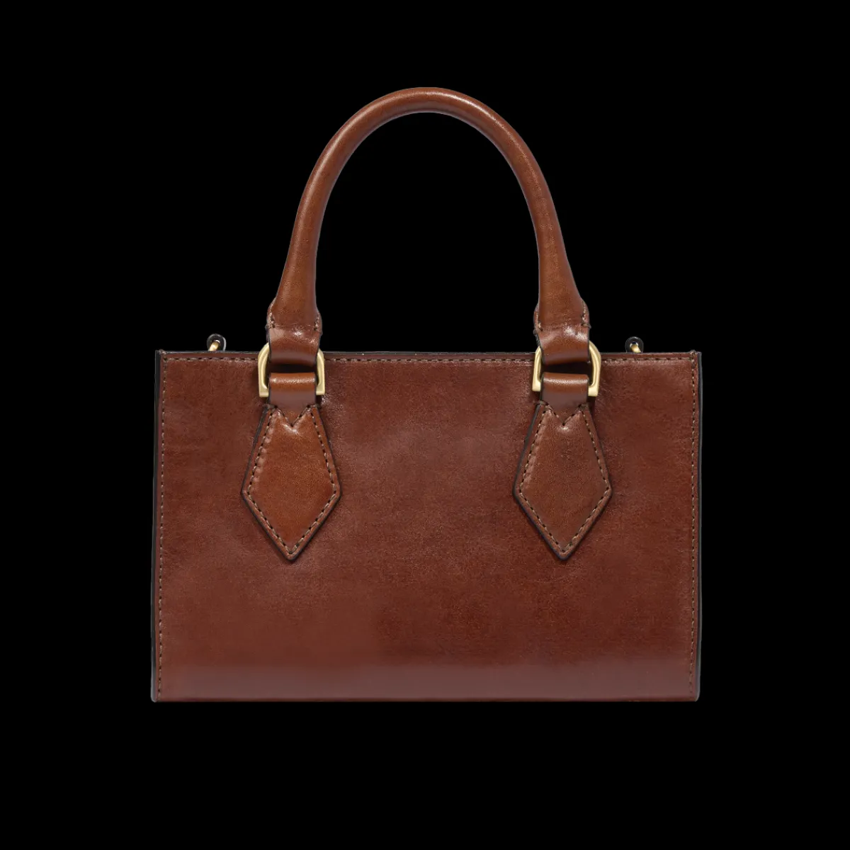 Borsa a mano in pelle con tracolla removibile-The Bridge Discount