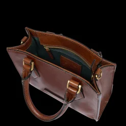 Borsa a mano in pelle con tracolla removibile-The Bridge Discount