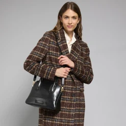 Borsa a mano in pelle con tracolla removibile-The Bridge Online