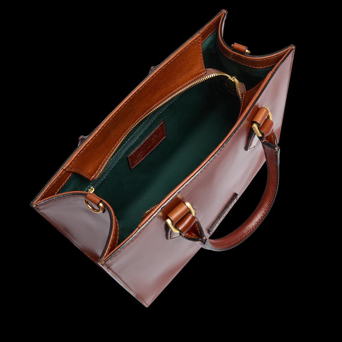 Borsa a mano in pelle con tracolla removibile-The Bridge Best
