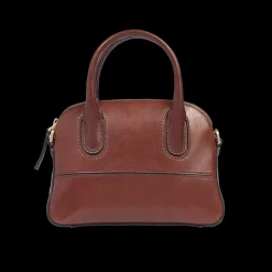Borsa a mano in pelle con tracolla removibile-The Bridge Best
