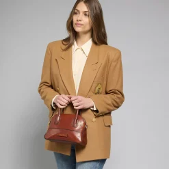 Borsa a mano in pelle con tracolla removibile-The Bridge Best
