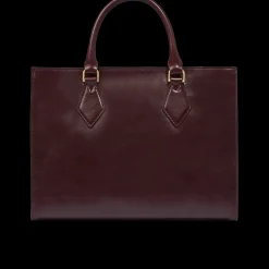 Borsa a mano in pelle con tracolla removibile-The Bridge Sale