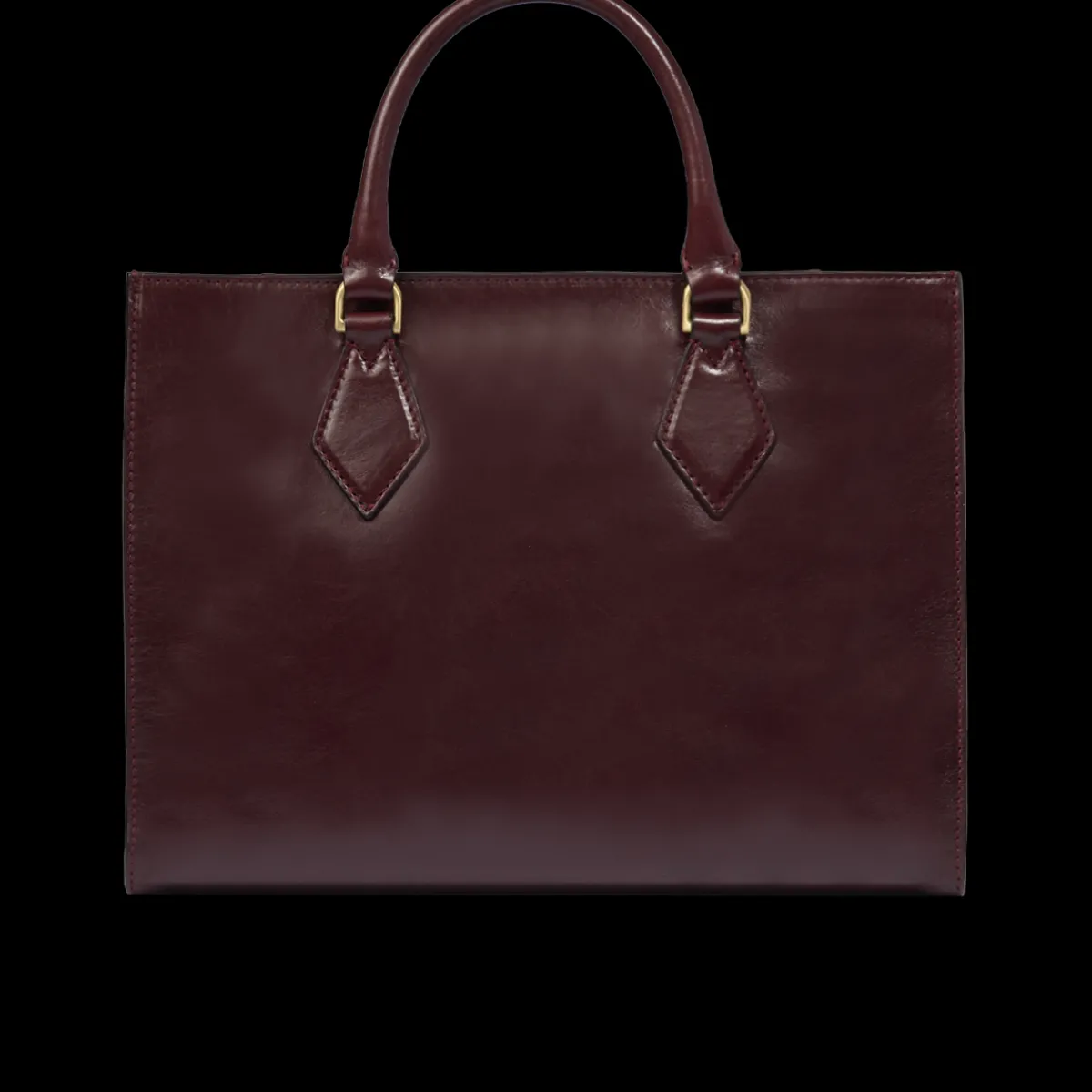 Borsa a mano in pelle con tracolla removibile-The Bridge Sale
