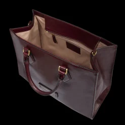 Borsa a mano in pelle con tracolla removibile-The Bridge Sale