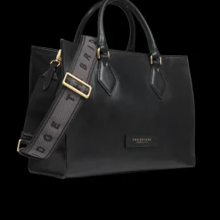 Borsa a mano in pelle con tracolla removibile-The Bridge New