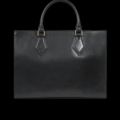 Borsa a mano in pelle con tracolla removibile-The Bridge New