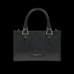 Borsa a mano in pelle con tracolla removibile-The Bridge Online
