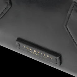 Borsa a mano in pelle con tracolla removibile-The Bridge Online