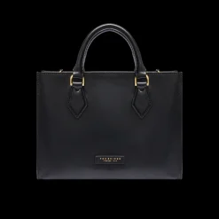 Borsa a mano in pelle con tracolla removibile-The Bridge Best
