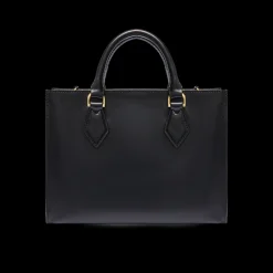 Borsa a mano in pelle con tracolla removibile-The Bridge Best
