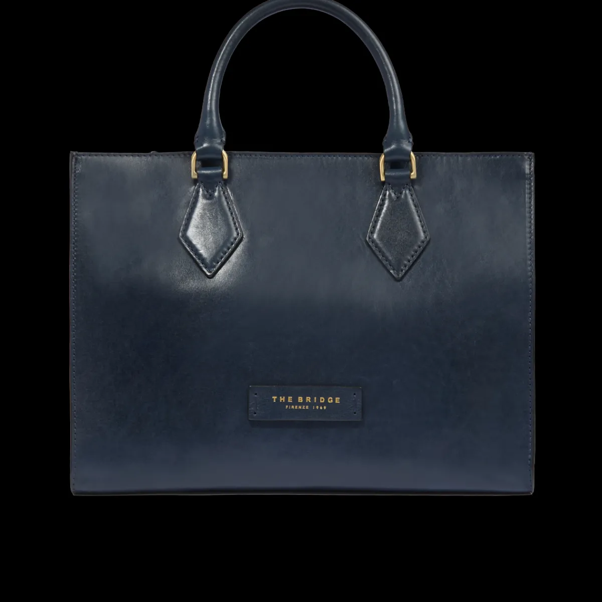 Borsa a mano in pelle con tracolla removibile-The Bridge Sale
