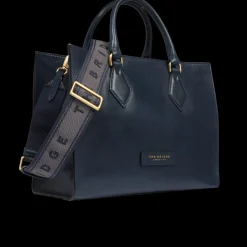 Borsa a mano in pelle con tracolla removibile-The Bridge Sale