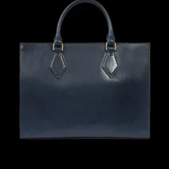 Borsa a mano in pelle con tracolla removibile-The Bridge Sale
