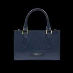 Borsa a mano in pelle con tracolla removibile-The Bridge Sale
