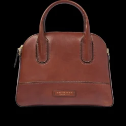 Borsa a mano in pelle con tracolla removibile-The Bridge Discount