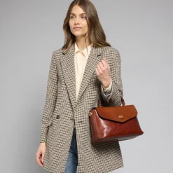 Borsa a mano pelle con tracolla removibile-The Bridge Discount
