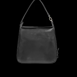 Borsa a spalla in pelle con zip frontale-The Bridge Online