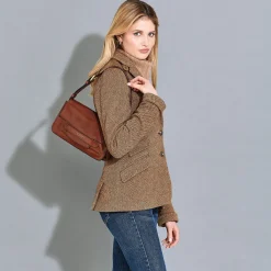 Borsa a spalla pelle tracolla-The Bridge New