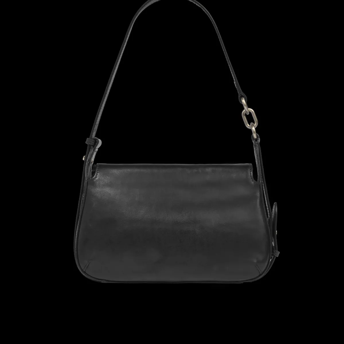 Borsa a tracolla in pelle con chiusura e zip frontale-The Bridge Discount