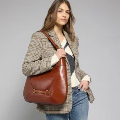 Borsa hobo in pelle grande-The Bridge Online