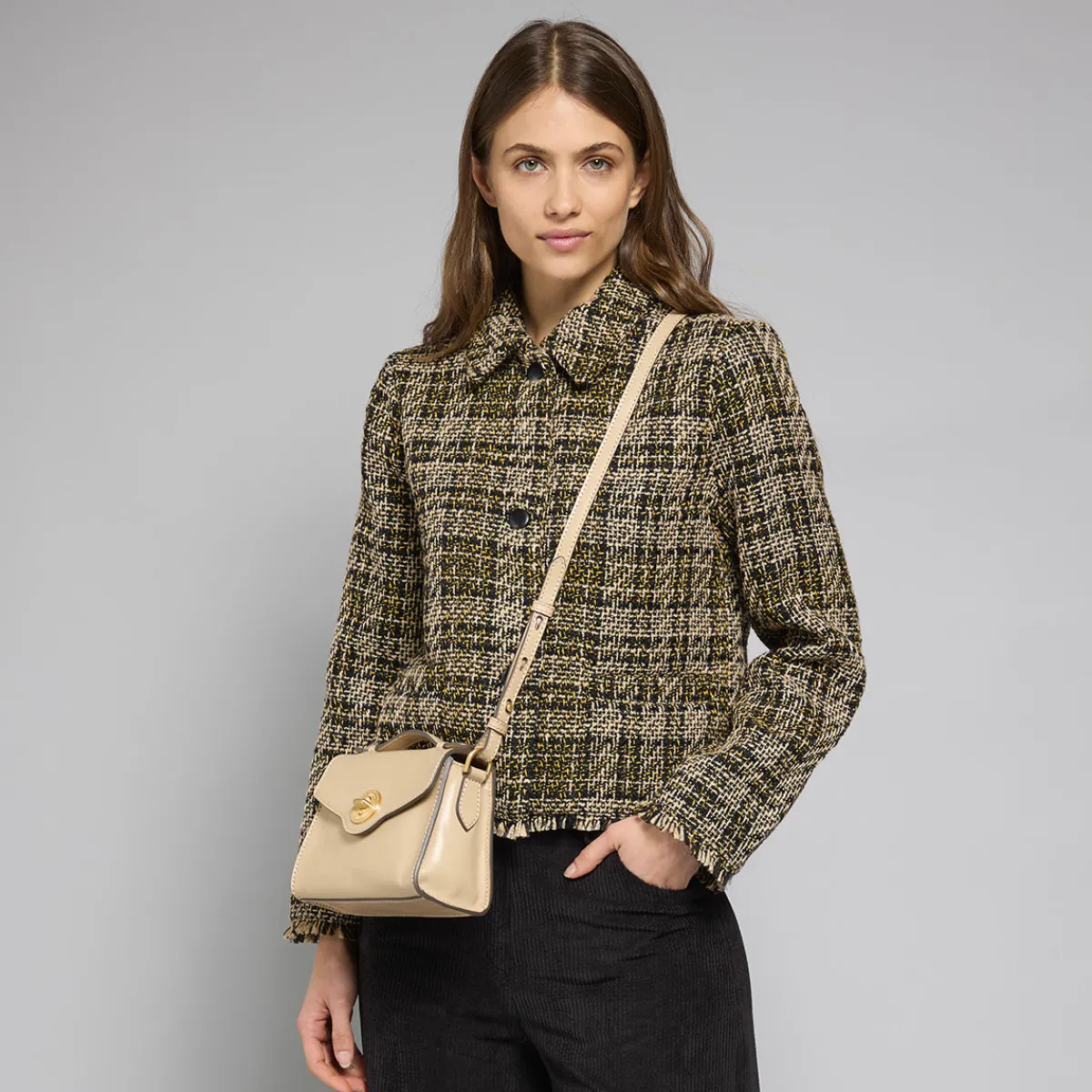 Borsa in pelle donna con tracolla removibile-The Bridge Hot