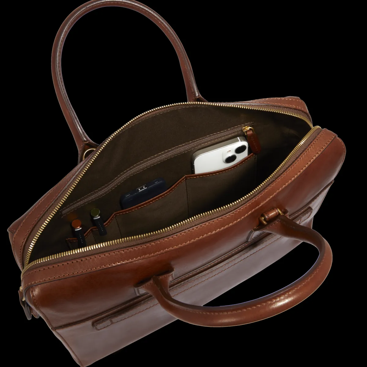 Borsa in pelle porta pc da donna-The Bridge Sale