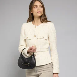 Borsa pelle donna piccola con tracolla removibile-The Bridge Sale