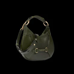 Borsa pelle donna piccola con tracolla removibile-The Bridge New