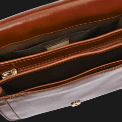 Borsa pelle tracolla a scomparti-The Bridge Discount